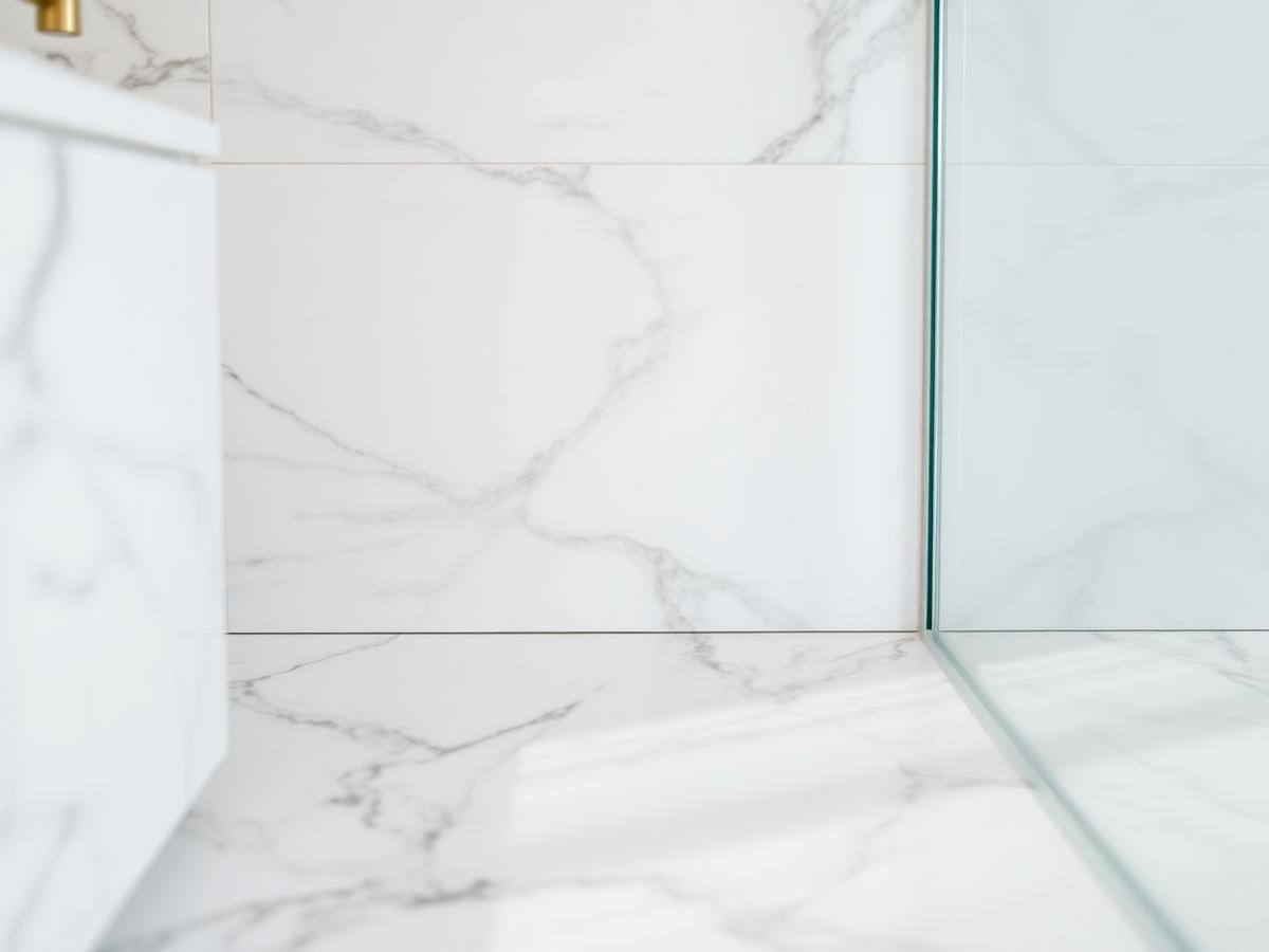 Precision tile installation for a Bronx bathroom floor and shower