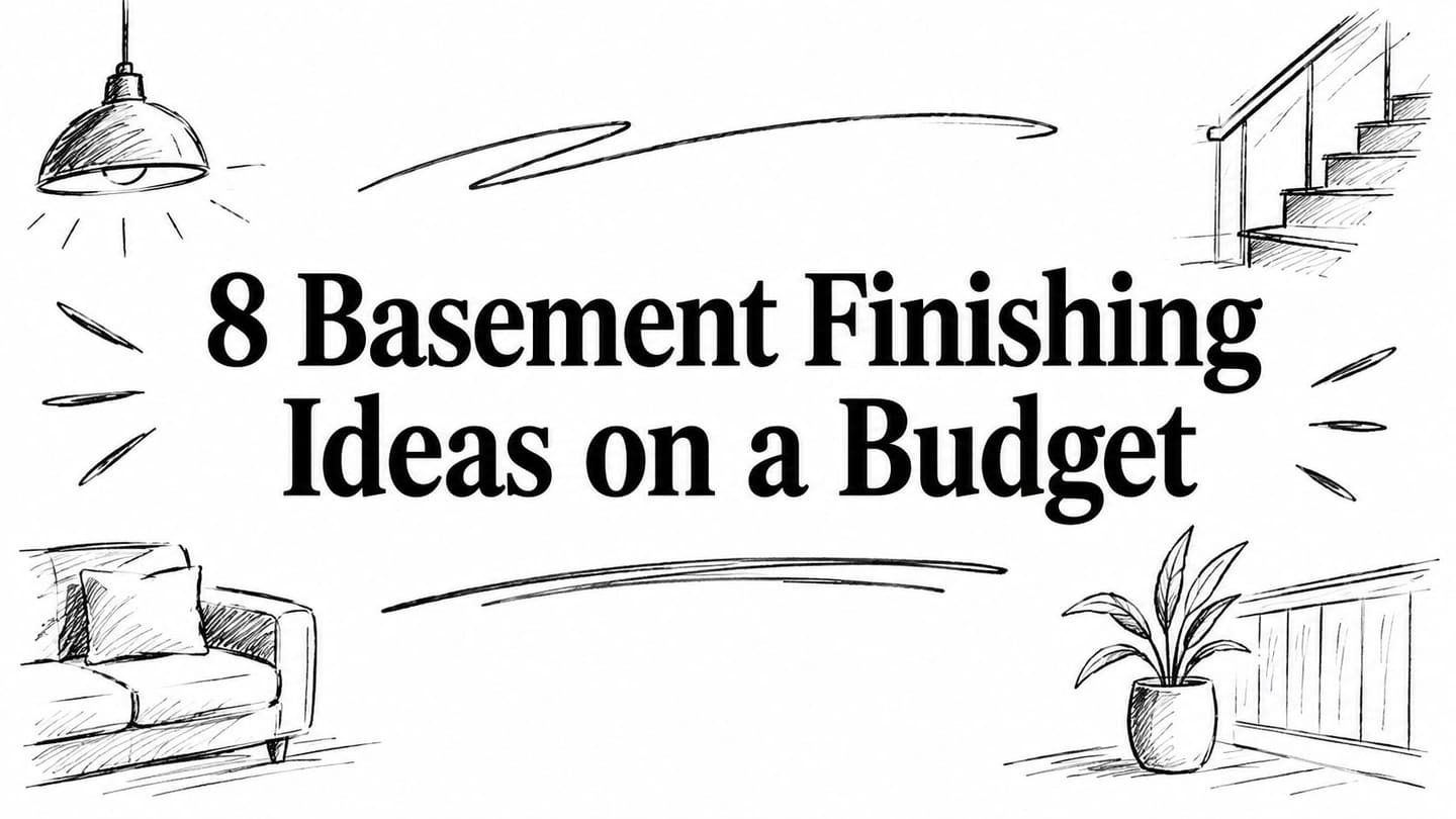 8 Basement Finishing Ideas on a Budget