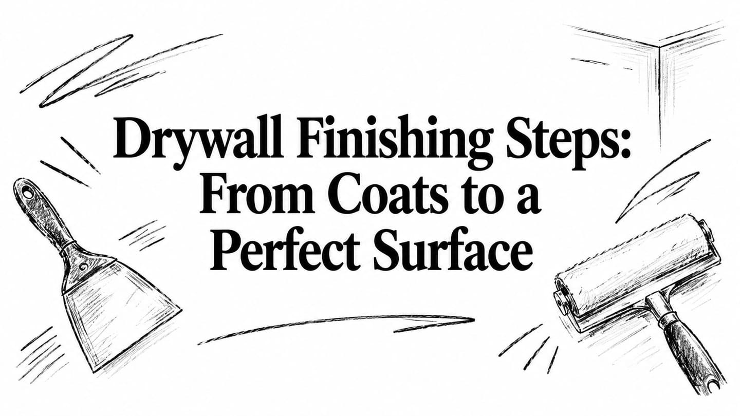 Drywall Finishing Steps: From Coats to a Perfect Surface