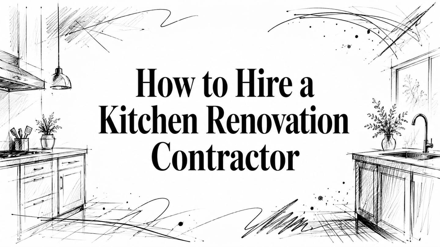 How to Hire a Kitchen Renovation Contractor