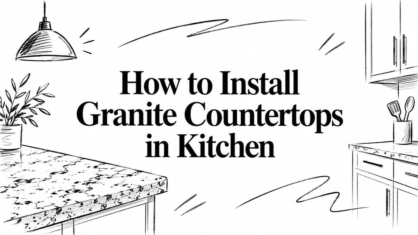How to Install Granite Countertops in Kitchen