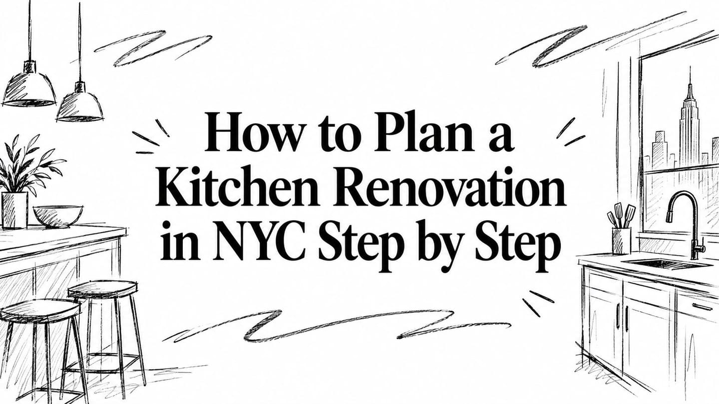 How to Plan a Kitchen Renovation in NYC Step by Step