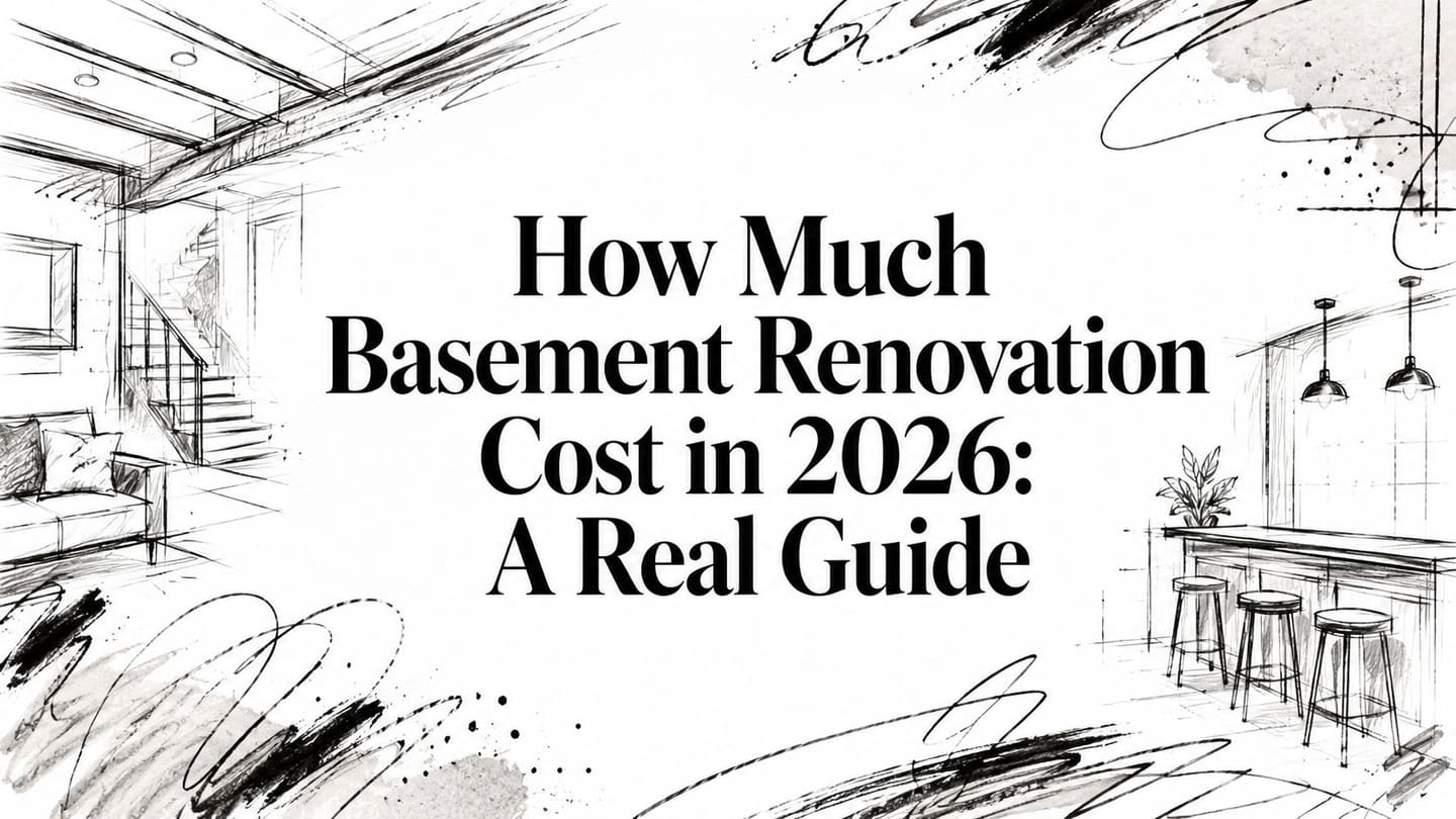 How Much Basement Renovation Cost in 2026: A Real Guide