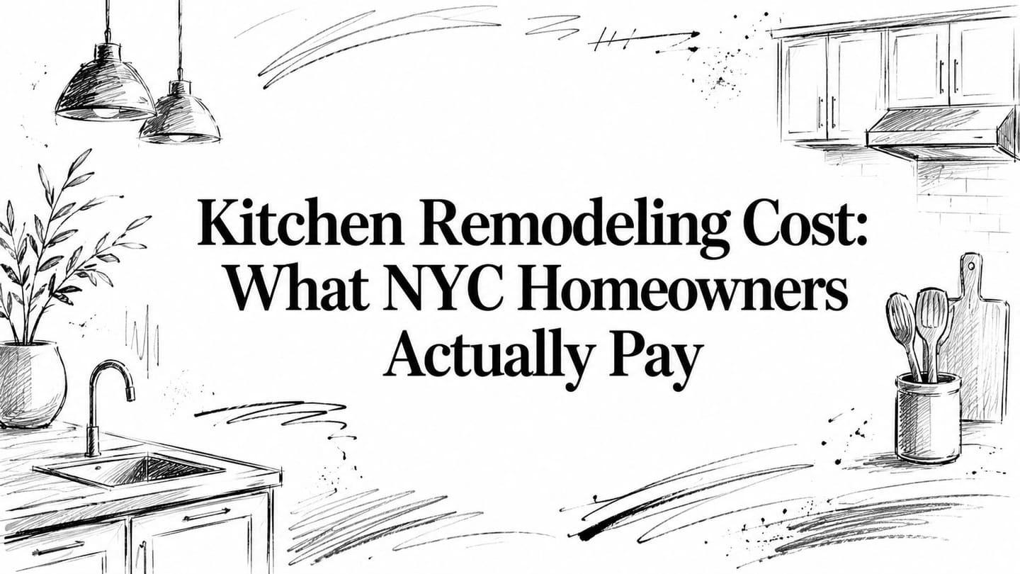 Kitchen Remodeling Cost: What NYC Homeowners Actually Pay