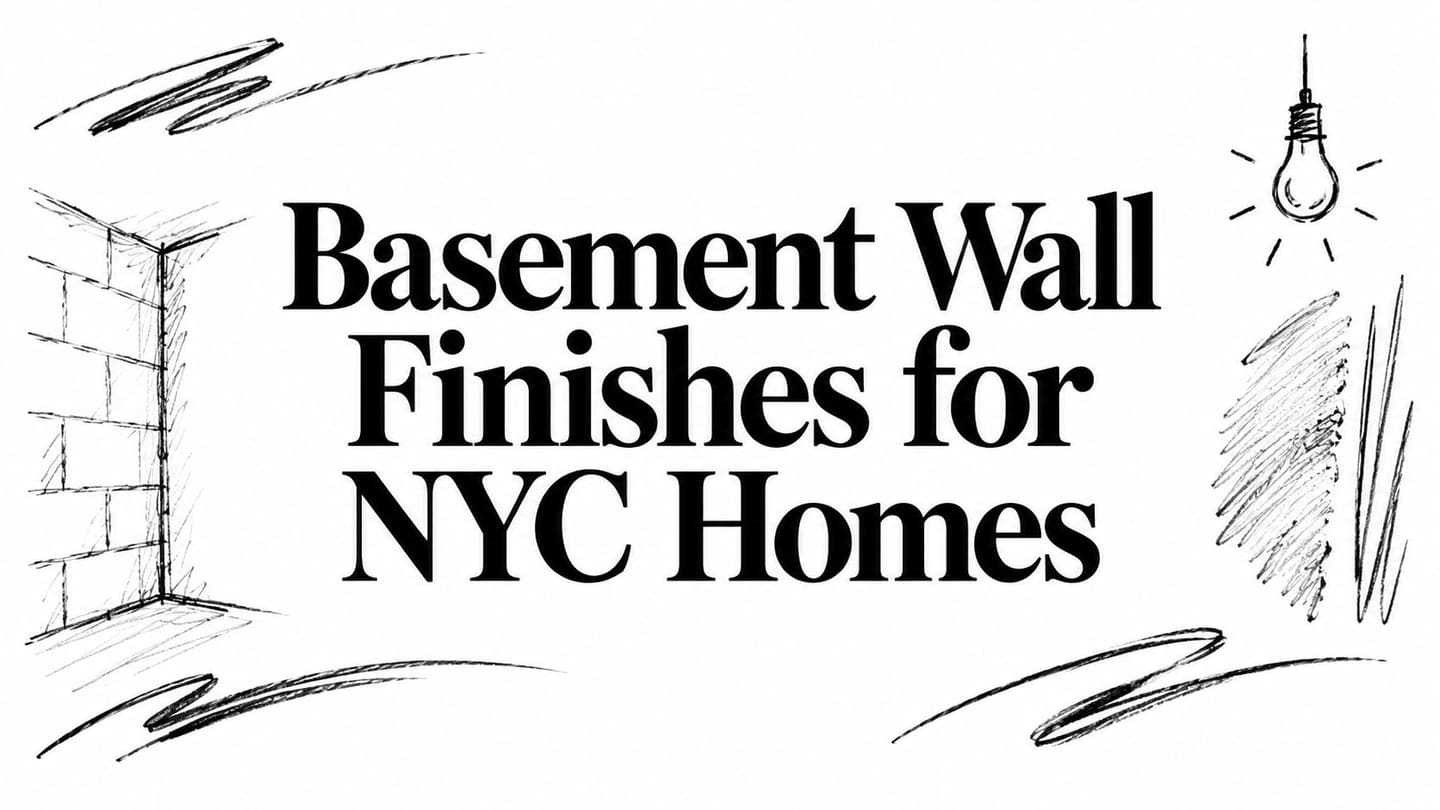 Basement Wall Finishes for NYC Homes