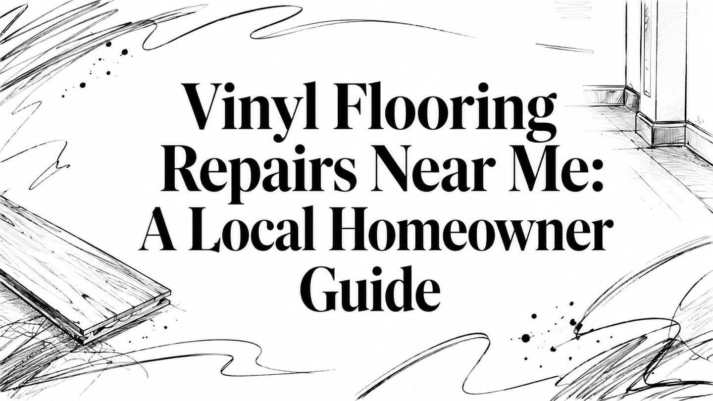 Vinyl Flooring Repairs Near Me: A Local Homeowner Guide
