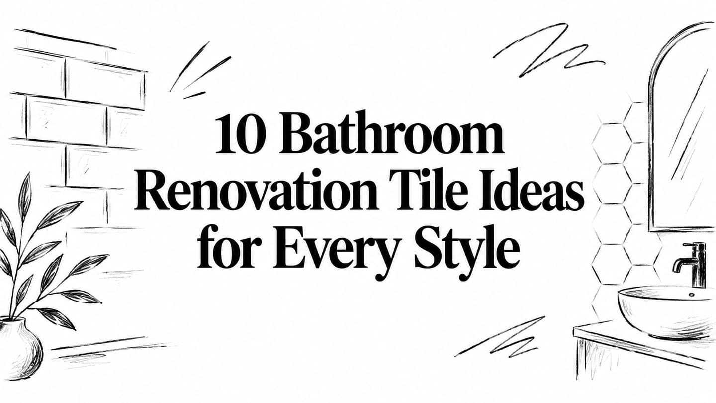 10 Bathroom Renovation Tile Ideas for Every Style